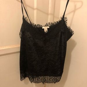 H&M Velvet Cami Top